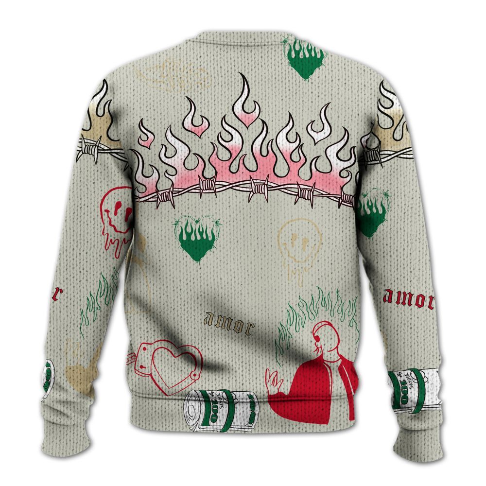 Knitted Sweater To Match El Grito 5s - Snake Trust No One