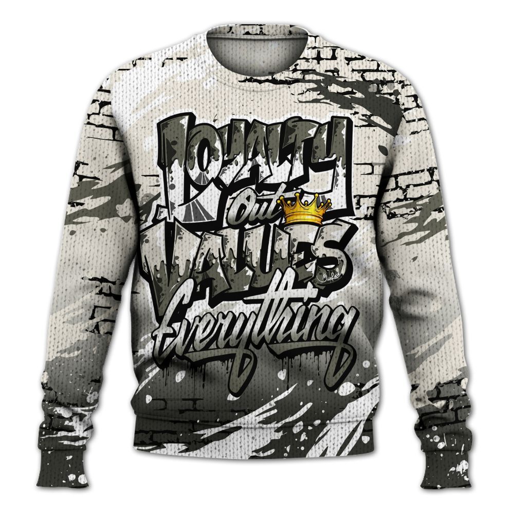 Knitted Sweater To Match Air Max Plus Moonlight Swarovski - Values Of Loyalty Drip