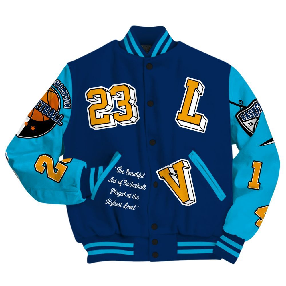 Varsity Jacket To Match Dunk Low GS Electric Algae - The GOAT Got Em Streetwear All Over Print