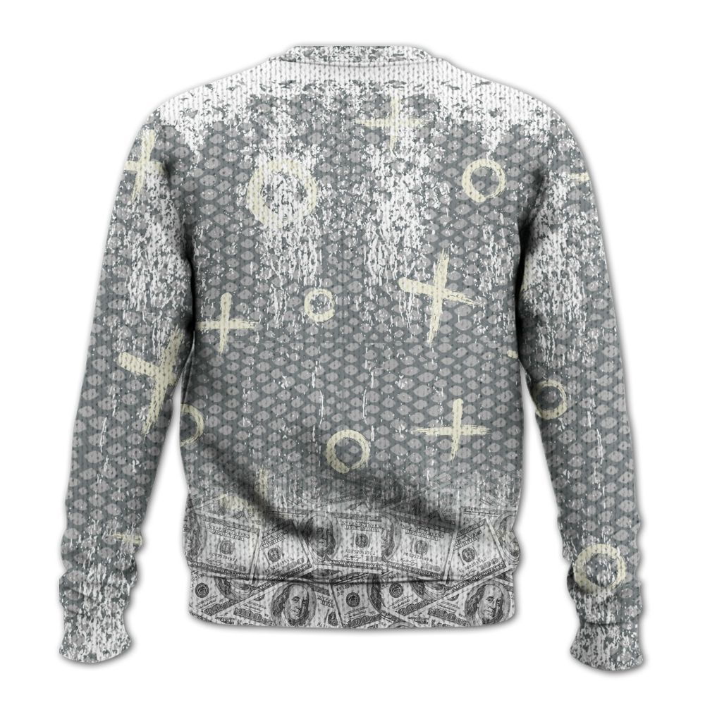 Knitted Sweater To Match Low CNY Year Of The Snake 11s - Selfmade Unique Drip