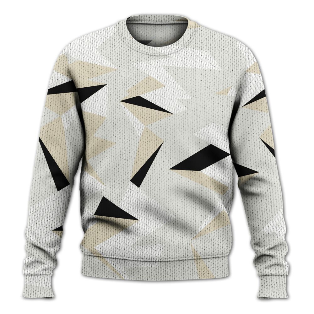 Sweater To Match Grand Finale 11s Shirt, Geometric Camouflage Pattern Graphic