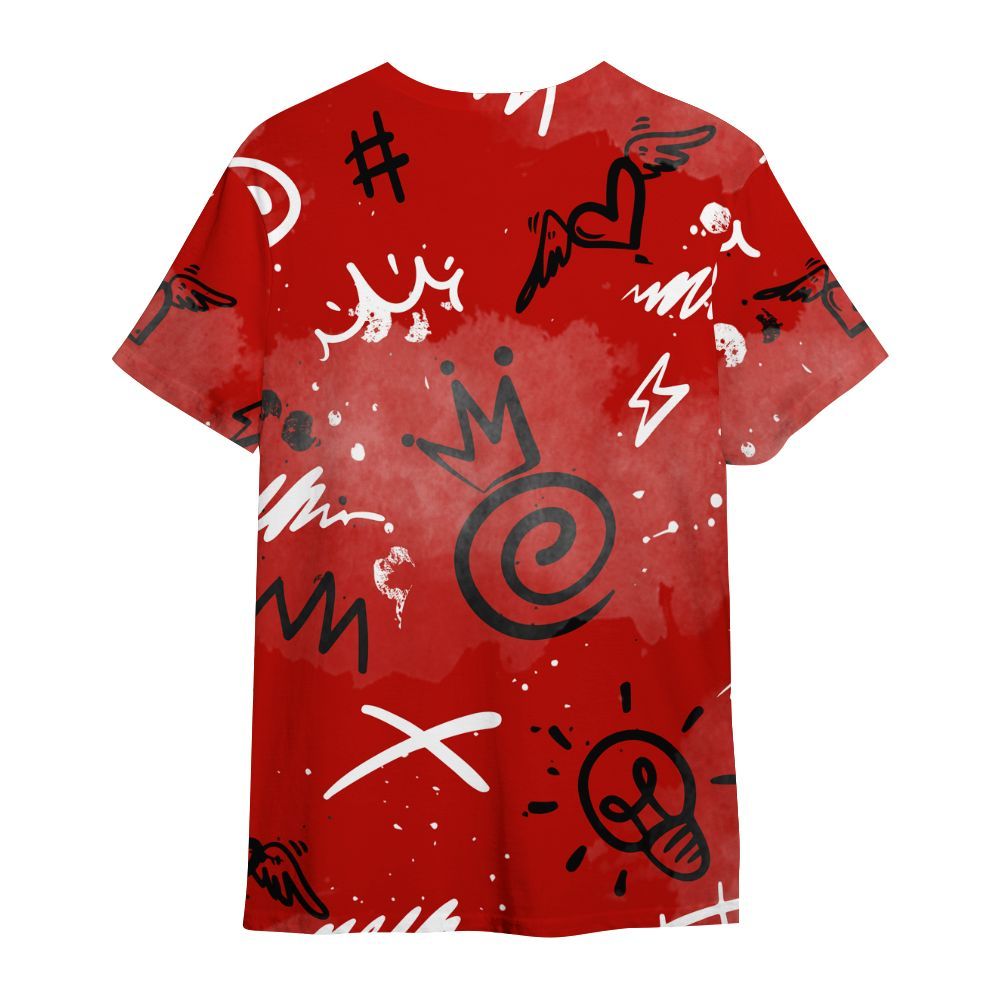 Shirt To Match OG Fire Red 5s - Drip Been Di2ferent All Over Print