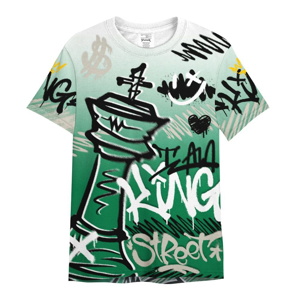 Shirt To Match Lucky Green 2s - Street King Chess Streetwear All Over Print