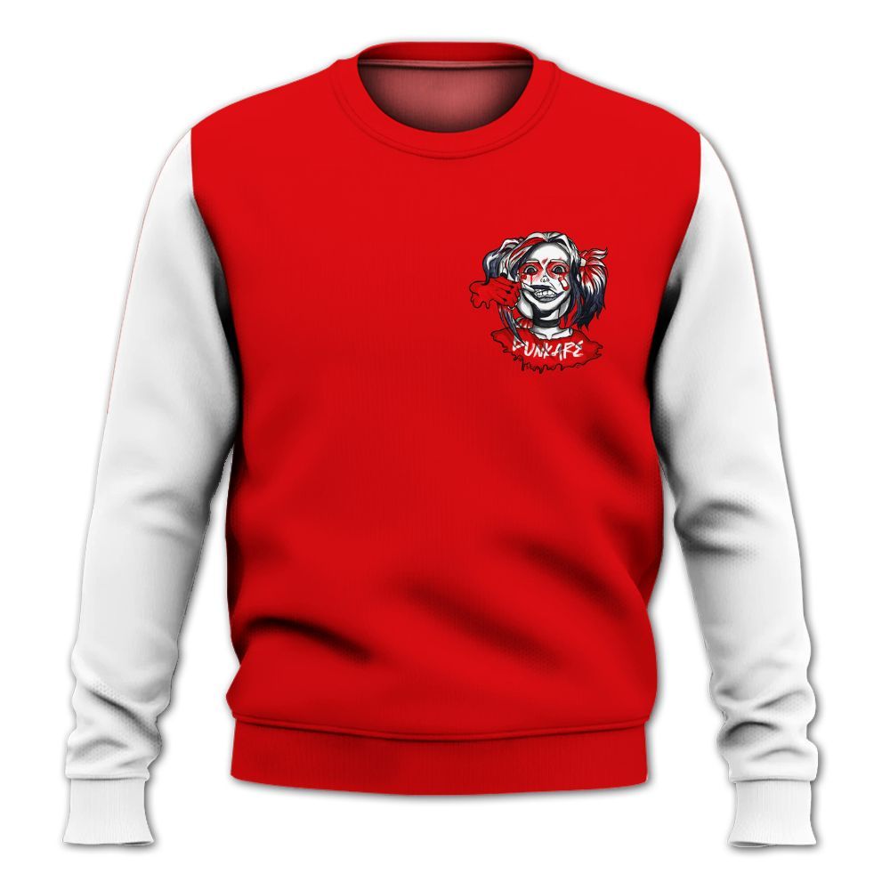 Sweatshirt To Match Low OG Howard Bison 1s - Custom Name Bad Girl HAHA All Over Print