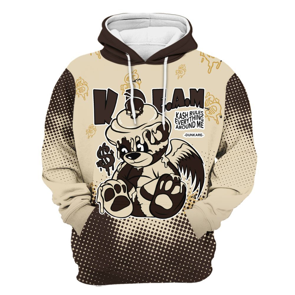 Hoodie To Match 2025 Retro Earth 5s - Loot Bear Unique Drip All Over Print
