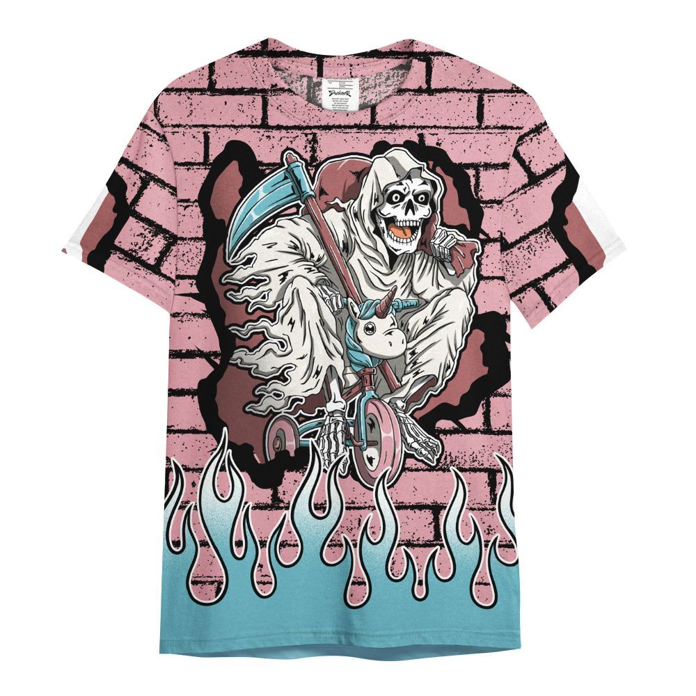 Shirt To Match Doernbecher 6s - Self Make Skeleton Crashed All Over Print