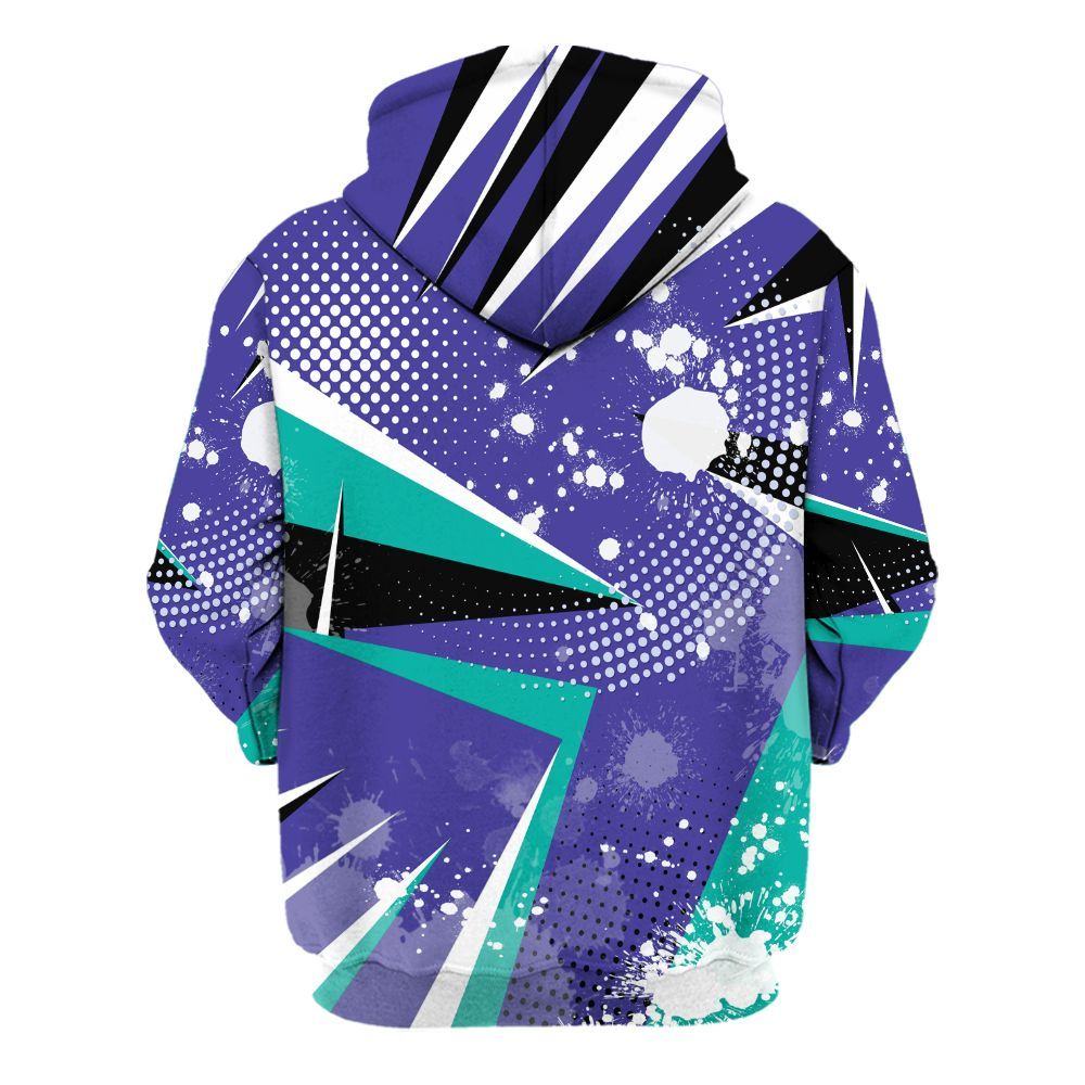 Hoodie To Match Retro Grape 5s - Trust No One Dripping All Over Print