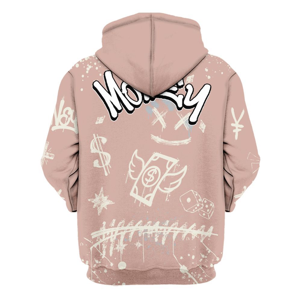 Hoodie To Match Air Force Low 1 Arctic Orange - Everybody Paid In Full Crayon All Over Print