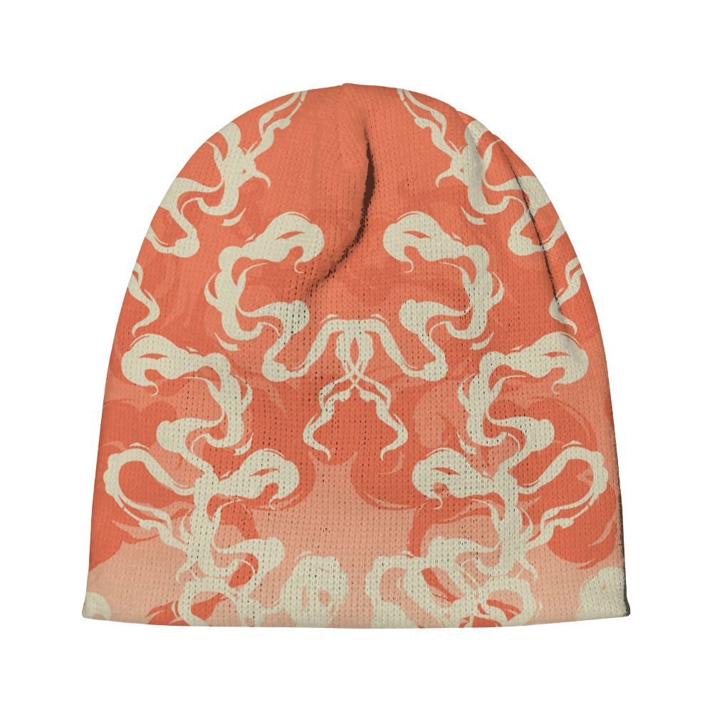 Beanie Hat To Match DJ Khaled Crimson Bliss 5s - Color Smoke Graphic