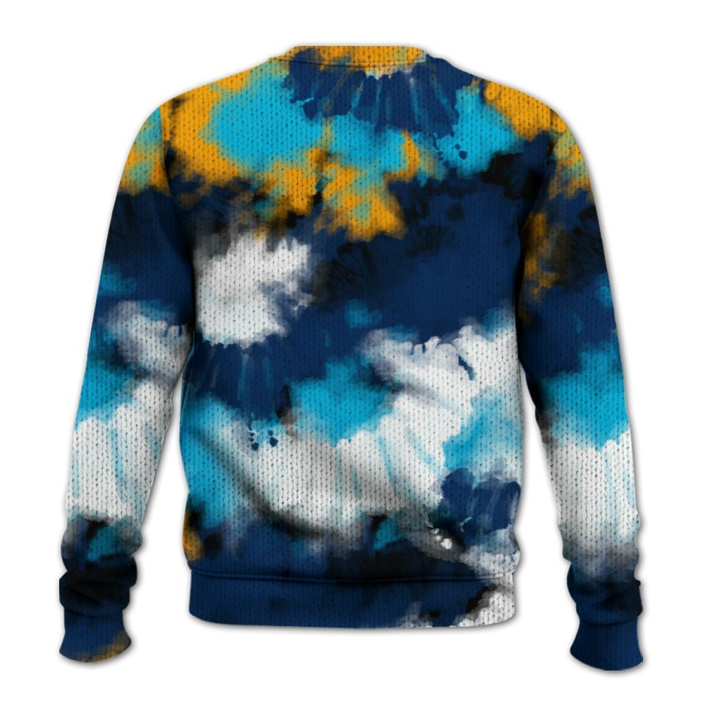 Knitted Sweater To Match Dunk Low GS Electric Algae - Tie Dye FK Around Find Out
