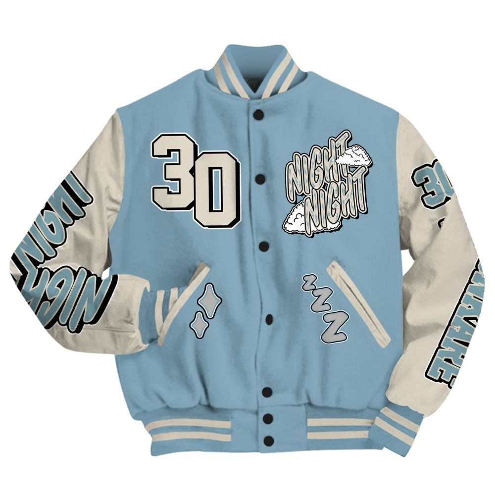 Varsity Jacket To Match Retro SoleFly 13s - Seeya Skeleton All Over Print