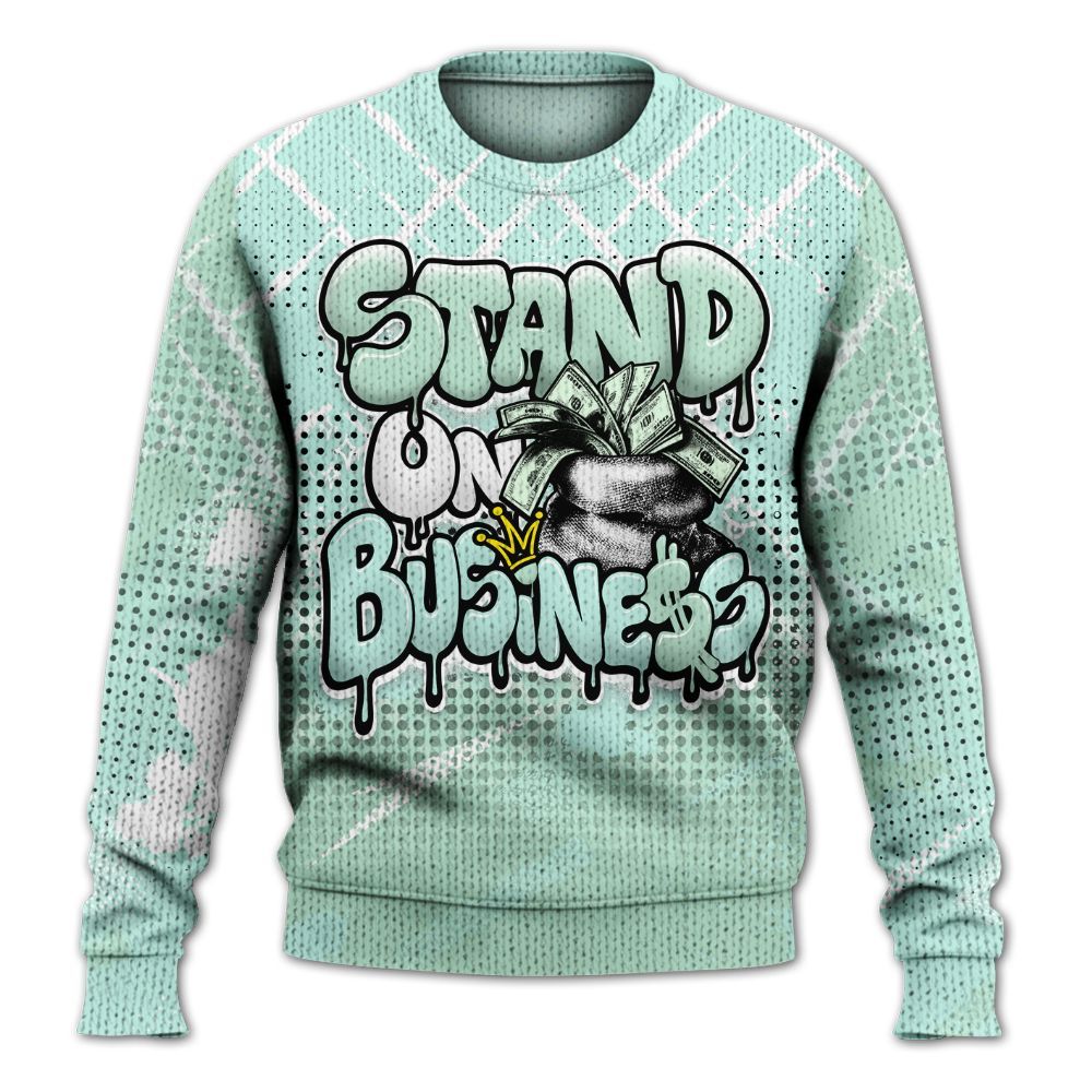 Sweater To Match Retro Low Igloo 11s - Halftone Stand Business Dripping Graphic
