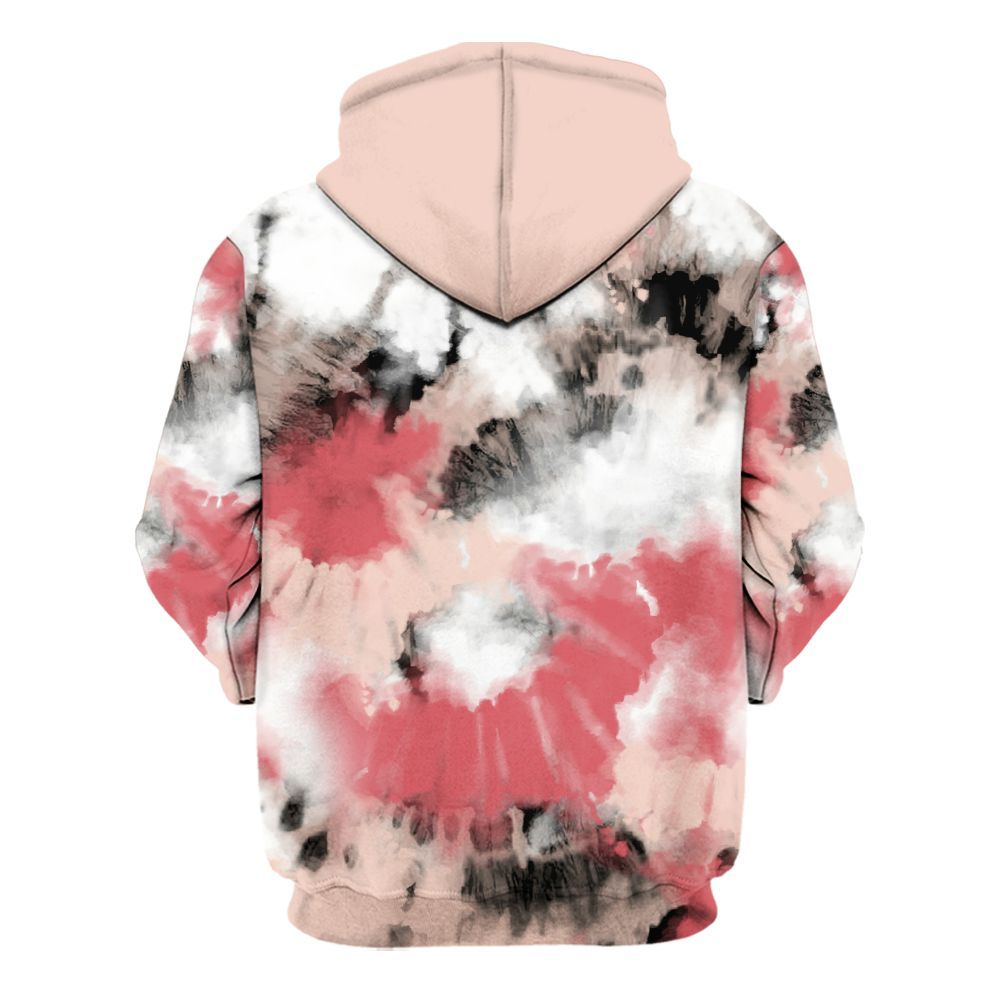 Hoodie To Match Washed Coral 2s Shirt, Tie Dye FK Around Find Out All Over Print