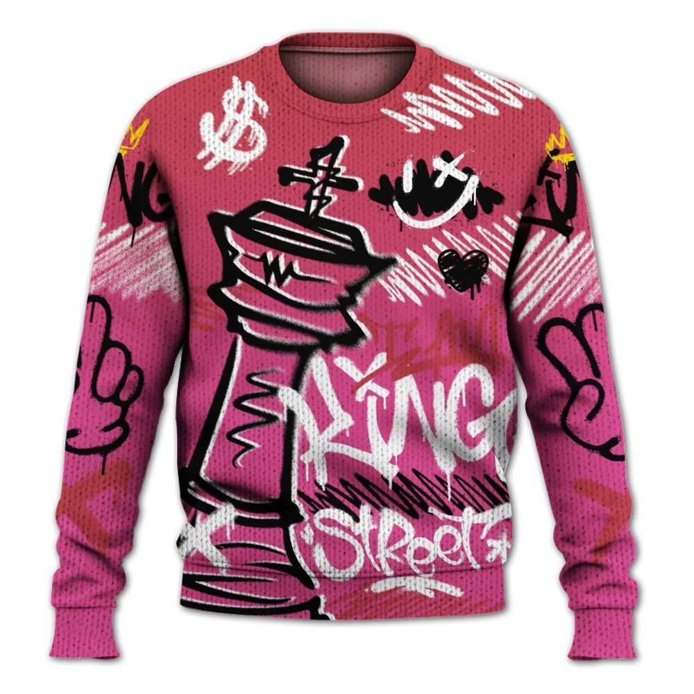 Knitted Sweater To Match KD 4 Aunt Pearl - Street King Chess Streetwear