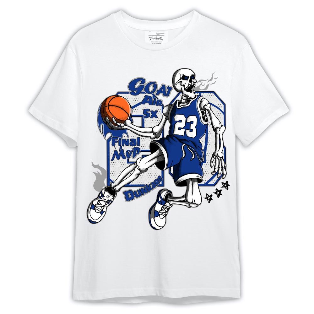 Shirt To Match Air Foamposite One Royal - 23 G.O.A.T Basketball Shirt Outfit