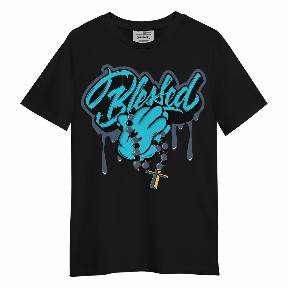 Shirt To Match Retro Gamma Blue 11s - God Blessed Drip Graphic