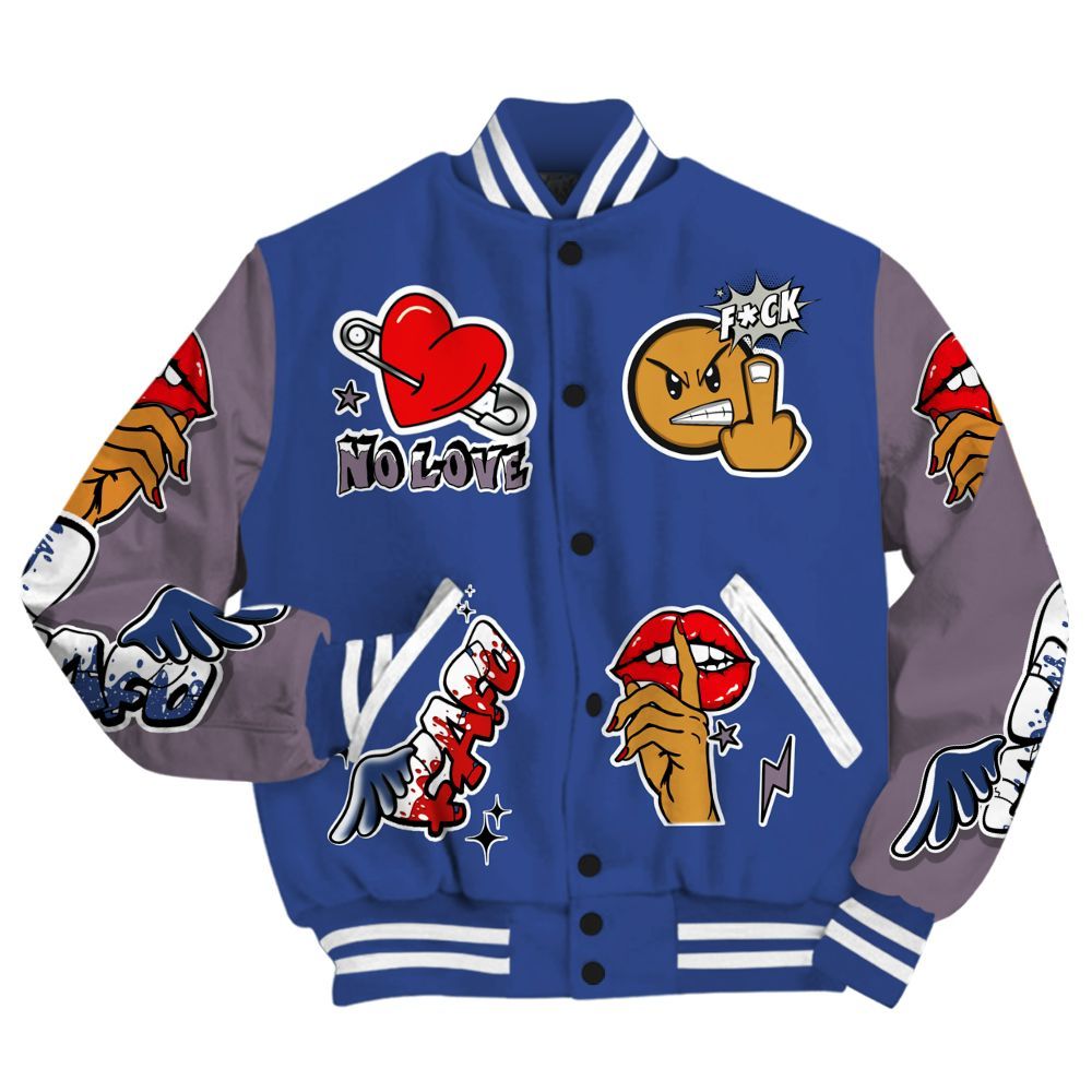 Varsity Jacket To Match Low OG Voodoo Alternate 1s - FK Around Find Out All Over Print