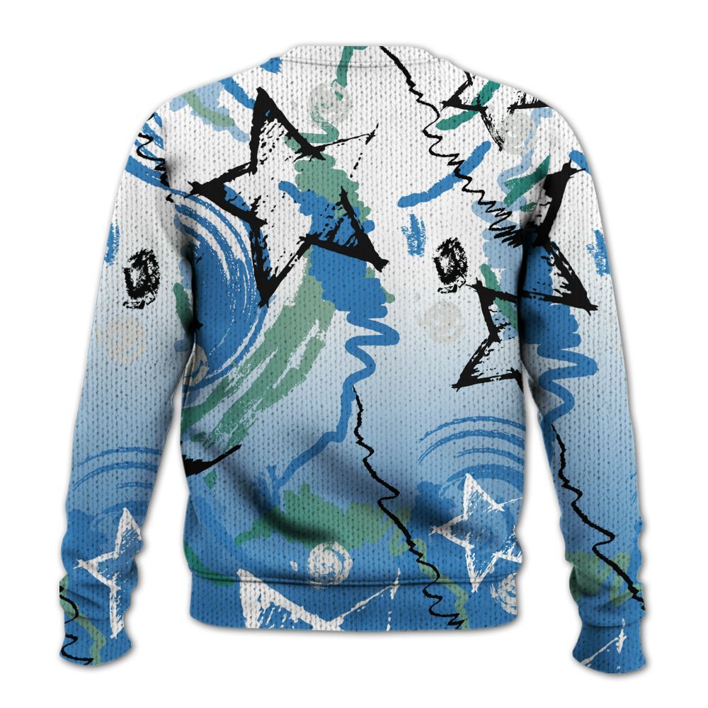 Knitted Sweater To Match Low Carolina 17s - Grind Shine Later Drip