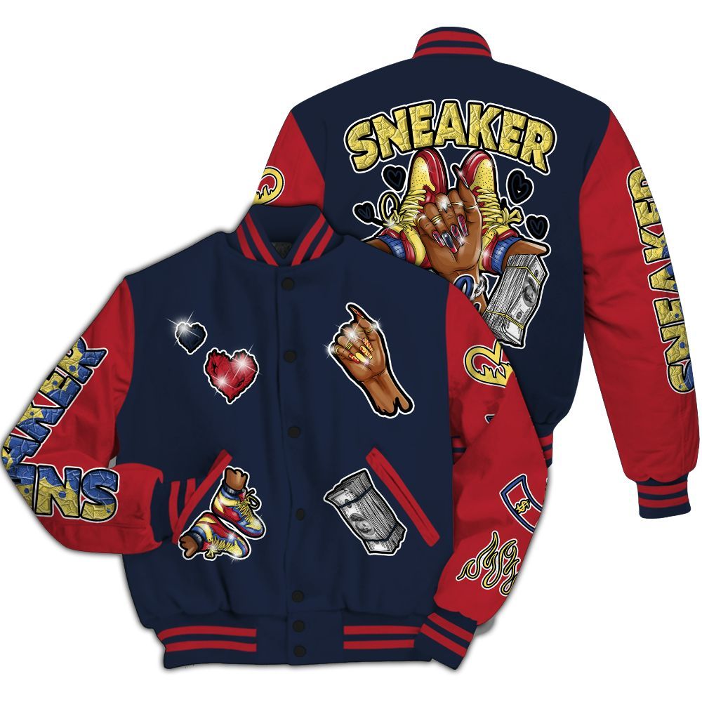 Varsity Jacket To Match Dunk Low COJP What The 2024 - Sneakerz Girlz All Over Print
