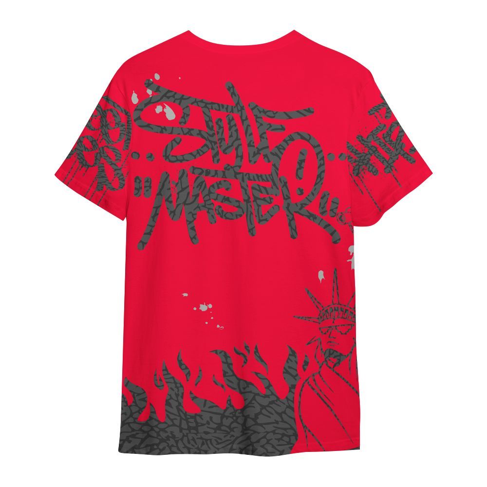 Shirt To Match Retro Fire Red 3s - Graphic Fck Around Find Out All Over Print