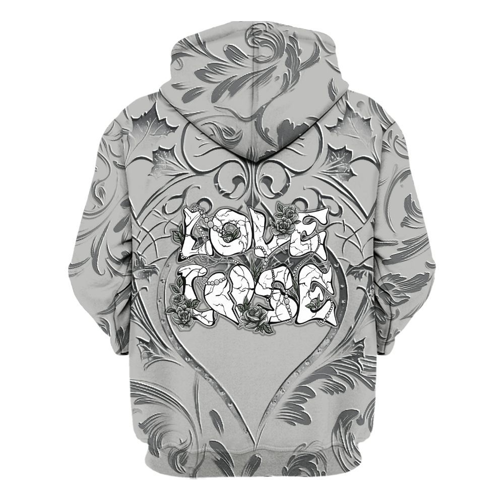 Hoodie To Match Retro Wet Cement 4s - Loves Lose Gothic All Over Print