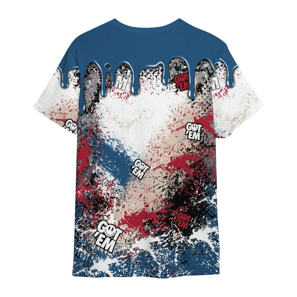 Shirt To Match Rare Air 3s - Dripping 23 Drip All Over Print