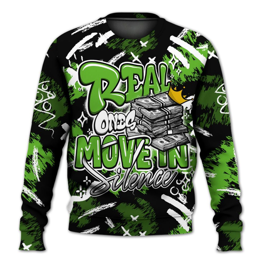 Sweatshirt To Match Air Foamposite One Volt - Real Ones Move In Streetwear All Over Print