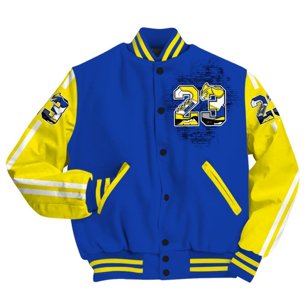 Varsity Jacket To Match Laney 14s - Custom Name Number 23 5s All Over Print