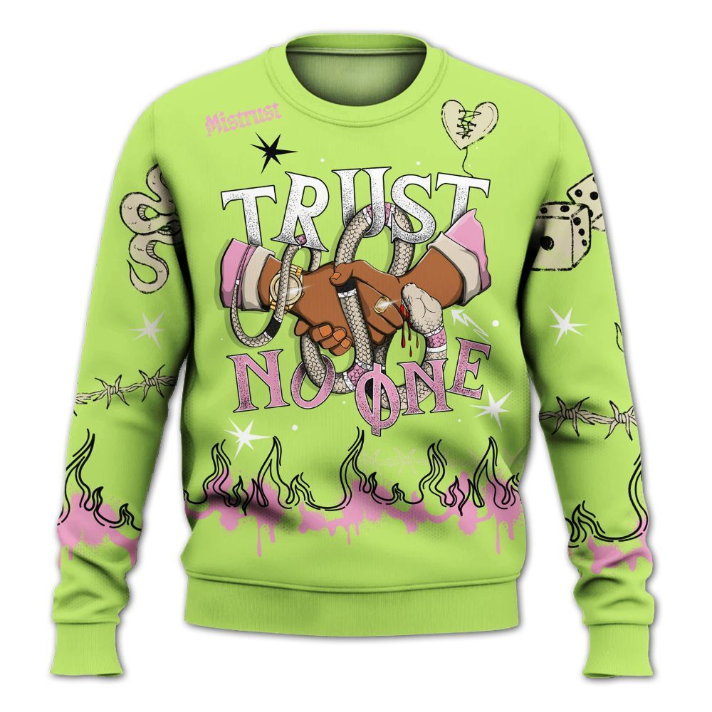 Sweatshirt To Match Jack Black Night Silver - Trust No One Snake-Bite Doodle Crayon All Over Print