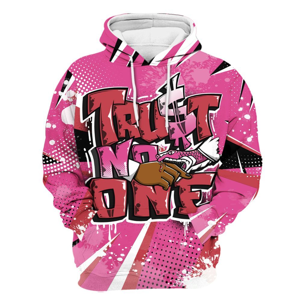 Hoodie To Match KD 4 Aunt Pearl - Poly Trust No One Dripping All Over Print