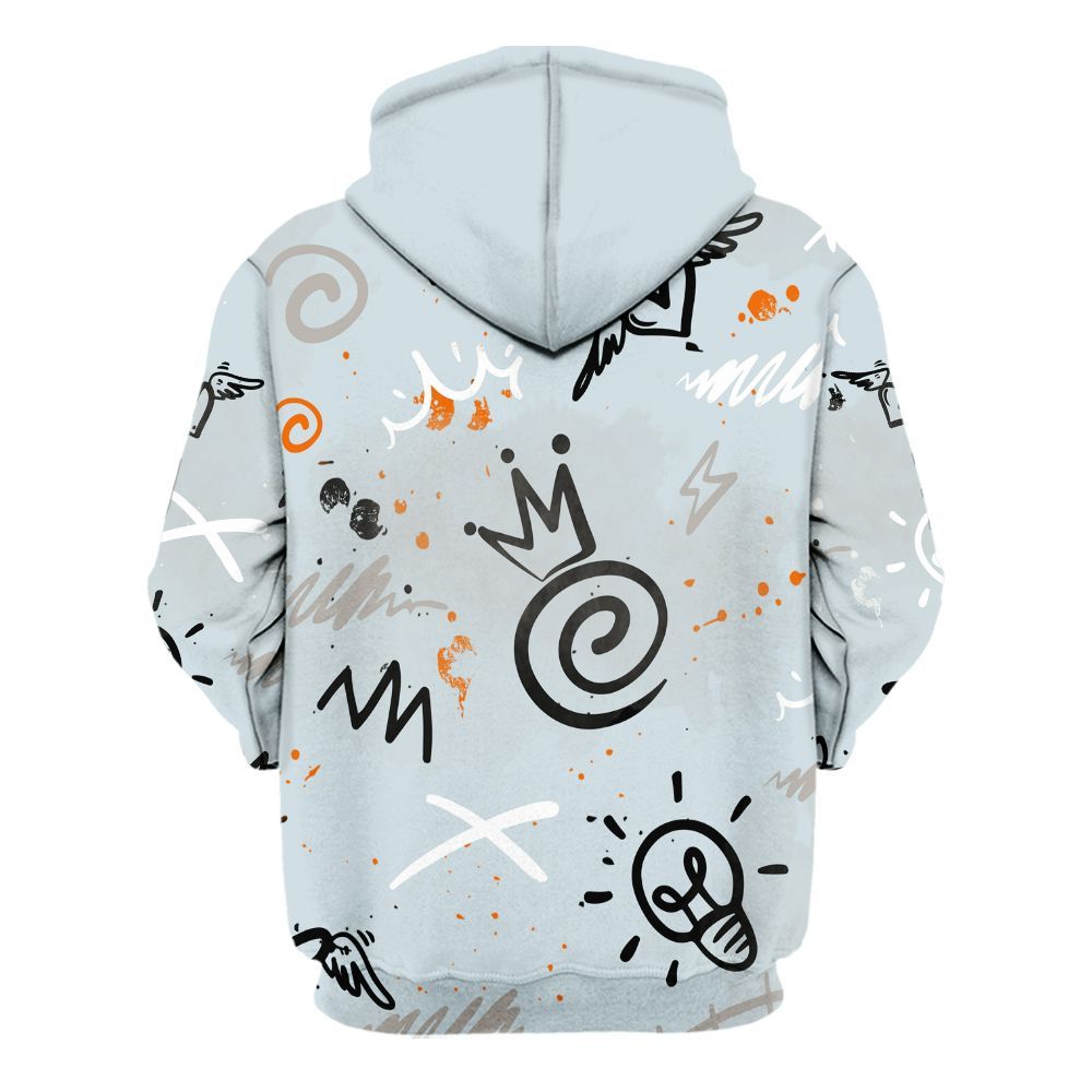 Hoodie To Match Retro High OG Alaska 1s - Drip Been Di2ferent All Over Print