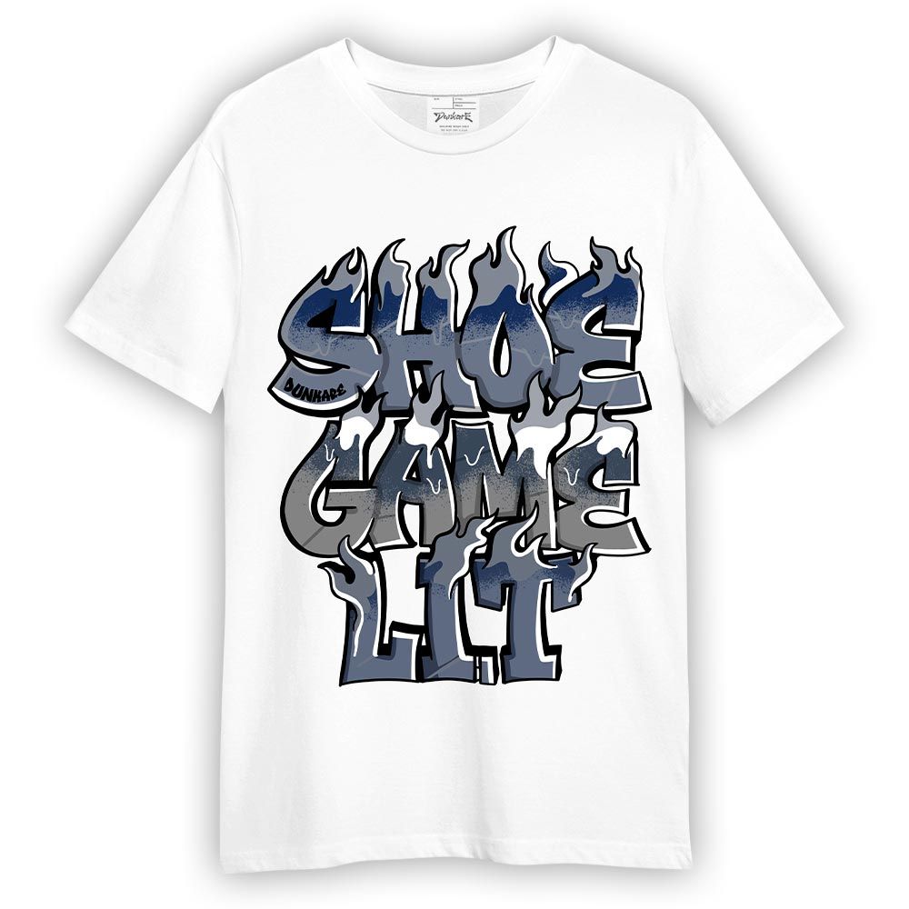 Shirt To Match Low Diffused Blue 11s T-- Shoe Game Lit Graphic T-Shirt Unisex
