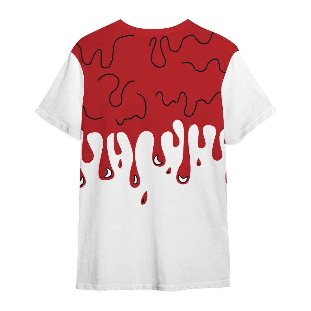 Shirt To Match Retro Cherry 12s - Snake Trust No One Drip All Over Print