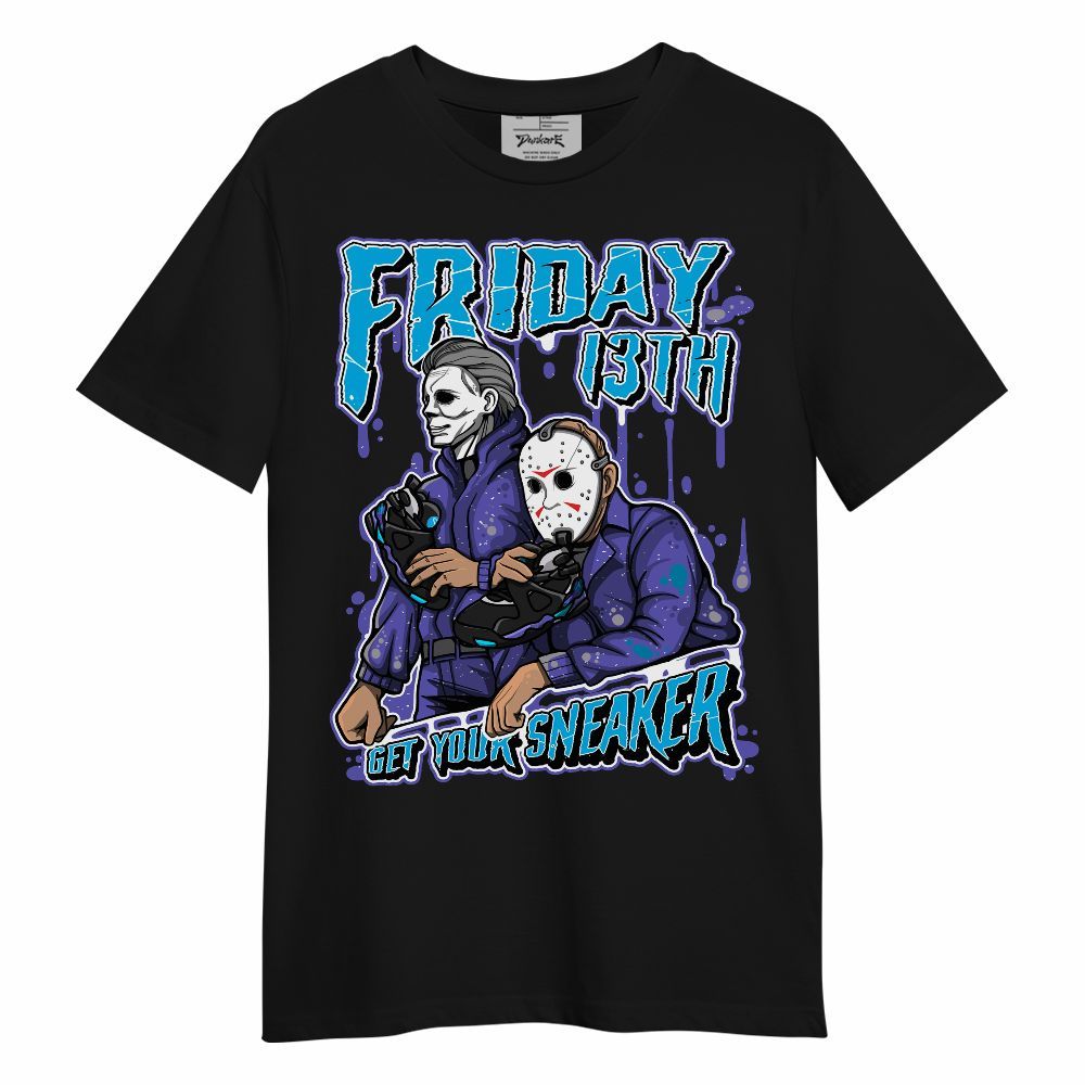 Shirt To Match Retro Aqua 8s - Friday Halloween Sneakers Graphic