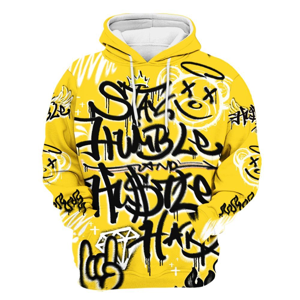 Hoodie To Match Retro Thunder 4s - Humble Drip Streetwear Graffity All Over Print