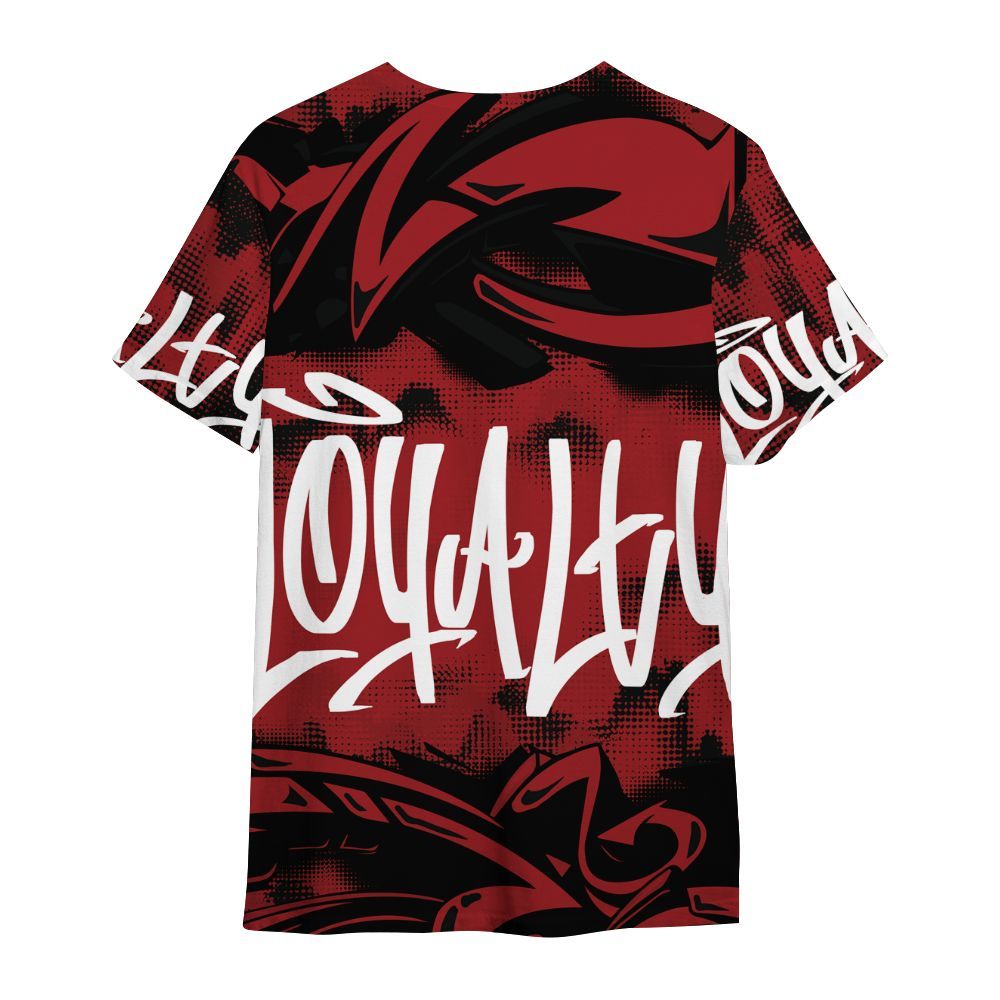 Shirt To Match Alternate Flu Game 12s - Loyalty Out Value Graffiti All Over Print