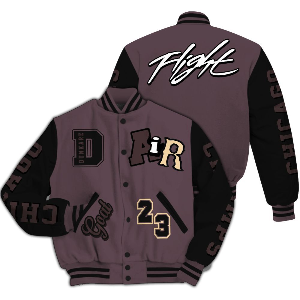 Varsity Jacket To Match AMM Black 3s - AIR Number 23 GOAT All Over Print