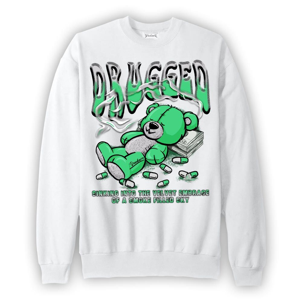 Sweatshirt To match Sweatshirt Drugged, 3 Green Glow Sweatshirt, To Match Sneaker Black Green Glow 3s, Sweatshirt NCMD