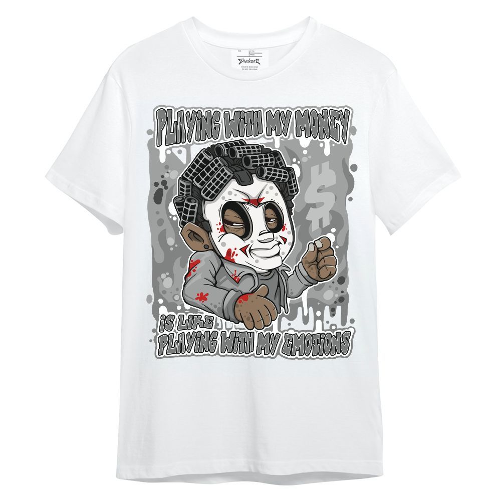 Shirt To Match Black Wolf Grey 12s - Playing With My Money Graphic Unisex Shirt