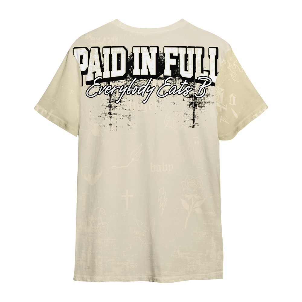 Shirt To Match Retro Low OG Nitro 1s - Paid In Full Money All Over Print
