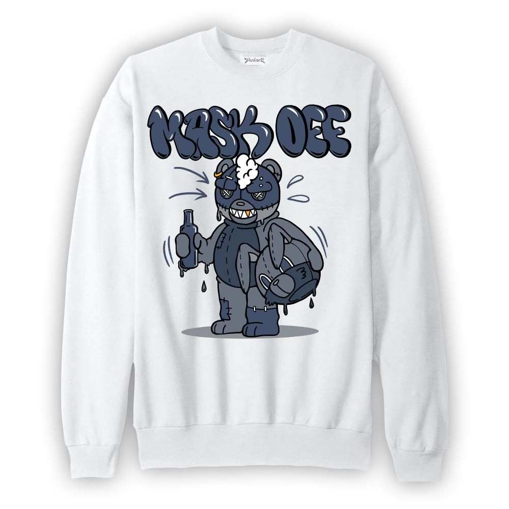 Sweatshirt To match Low Diffused Blue 11s Sweatshirt - Mask Off Hugz Graphic