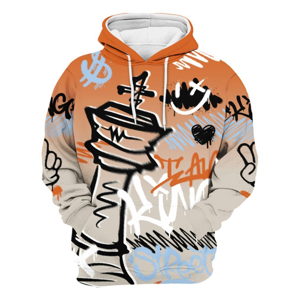 Hoodie To Match SE Craft 5s - Street King Chess Streetwear All Over Print