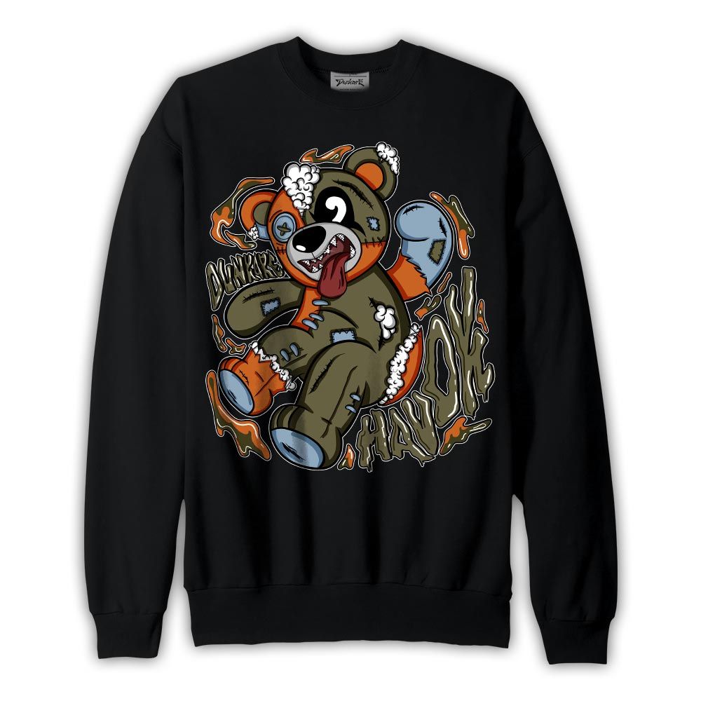 Sweatshirt To match Olive 5s Sweatshirt - Havok Bear Graphic