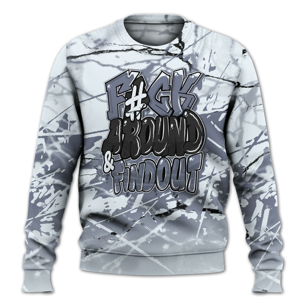 Sweatshirt To Match Air Foamposite Jin Kazama - F Around Find Out Graphic Profound All Over Print