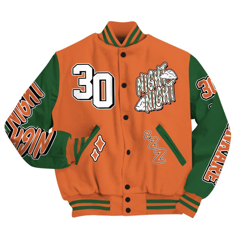 Varsity Jacket To Match Low Miami 5s - Seeya Skeleton All Over Print