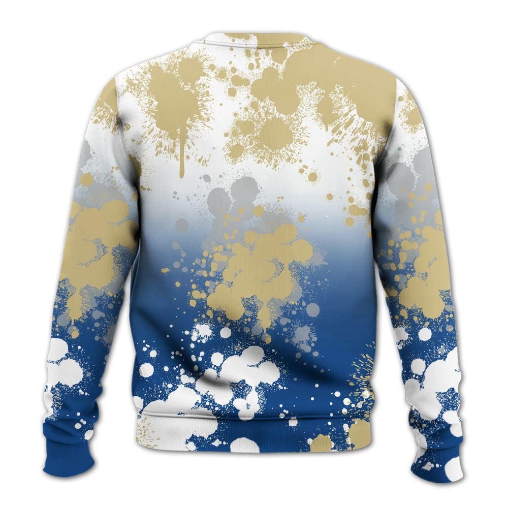 Sweatshirt To Match Air Ship Royal Blue - Trust No One Scary All Over Print