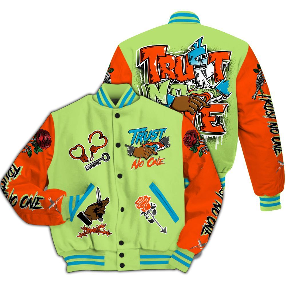 Varsity Jacket To Match Kobe 9 Elite What The - Trust No One Dripping All Over Print