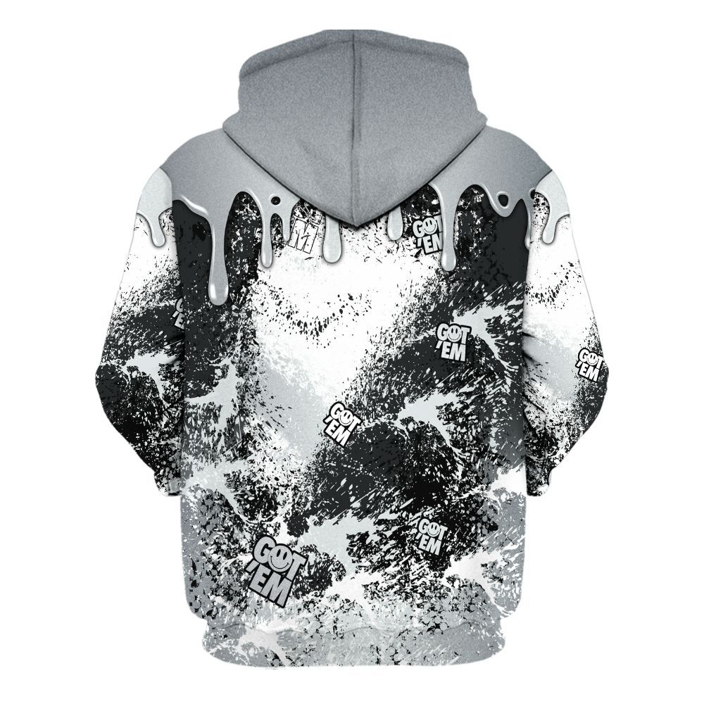 Hoodie To Match Cap And Gown 6s - Dripping 23 Drip All Over Print