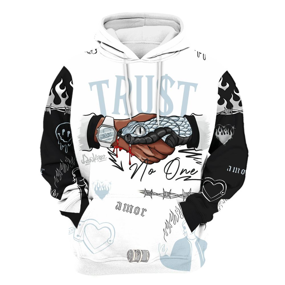 Hoodie To Match Kobe 9 Protro Halo - Snake Trust No One All Over Print