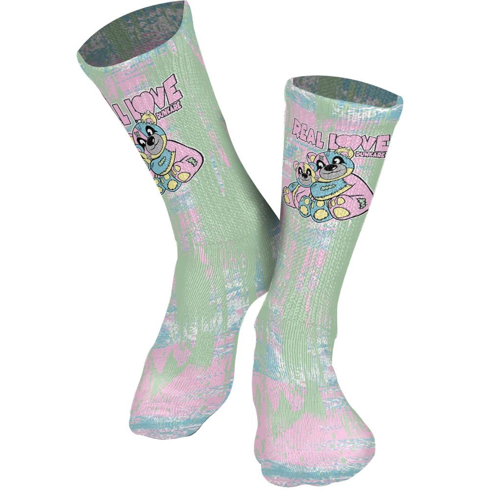 Sock To Match SB Dunk Low Visty - Sincere Fondness Bear Graphic Unisex